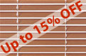 Wood venetian blinds - Sugar Maple 25mm slat