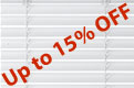 Wood venetian blinds - White 25mm
