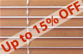 Wood venetian blinds - Sugar Maple 35mm slat