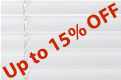 Wood venetian blinds - White 35mm slat